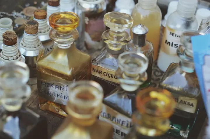 craft car perfume glass bottle
