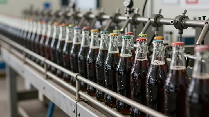 craft soda bottling line