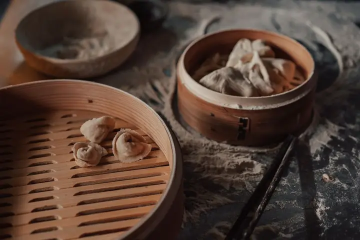 dumpling production workshop handmade