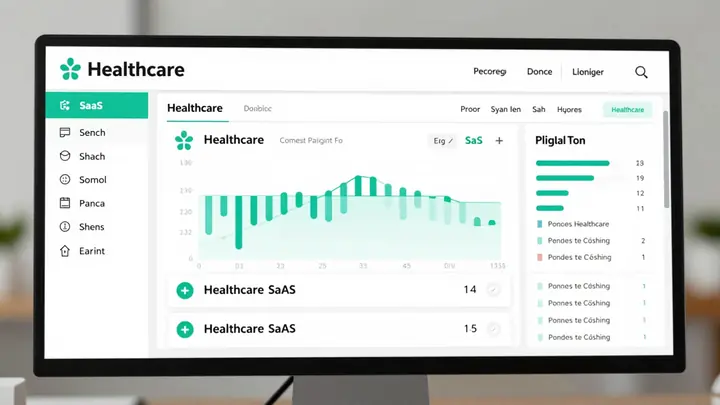 healthcare SaaS dashboard