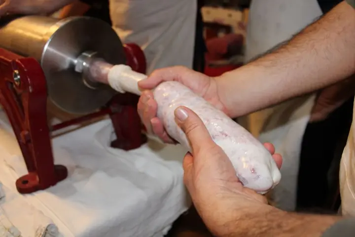 craft sausage production small workshop