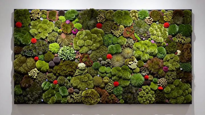 moss art panel interior